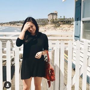 Black Long Sleeved Brandy Melville dress